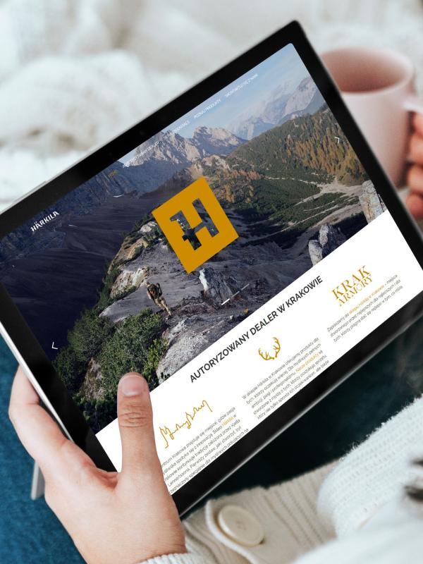 Strona Internetowa Harkila Kraków